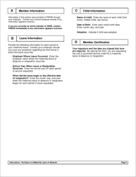 Form PSRS-1127 Purchase of a Maternity Leave of Absence - Pennsylvania, Page 2