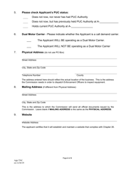 Application for Transportation Network Service License - Pennsylvania, Page 4