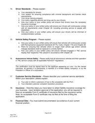 Application for Transportation Network Service License - Pennsylvania, Page 6