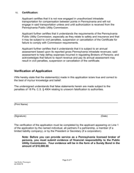 Application for Broker of Persons - Pennsylvania, Page 4