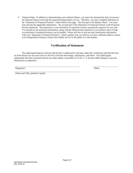 Application for Broker of Household Goods in Use - Pennsylvania, Page 7