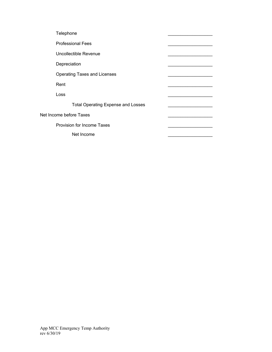 Application - Emergency Temporary Authority - Pennsylvania, Page 8