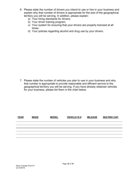 Form PUC317 Application for Approval of Transfer of Capital Stock - Pennsylvania, Page 13