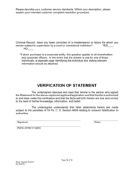 Form PUC317 Application for Approval of Transfer of Capital Stock - Pennsylvania, Page 15