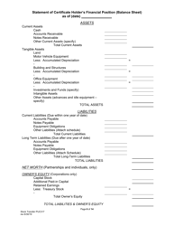 Form PUC317 Application for Approval of Transfer of Capital Stock - Pennsylvania, Page 7