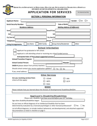 Application for Services - Rhode Island, Page 4