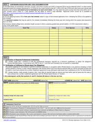 Application for Renewal of Owts Designer License - Class Iv - Rhode Island, Page 4