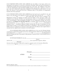Form RI SI-5B Bond of Employer Authorized to Pay Workers&#039; Compensation Benefits Directly to Employees or Their Dependents - Rhode Island, Page 2