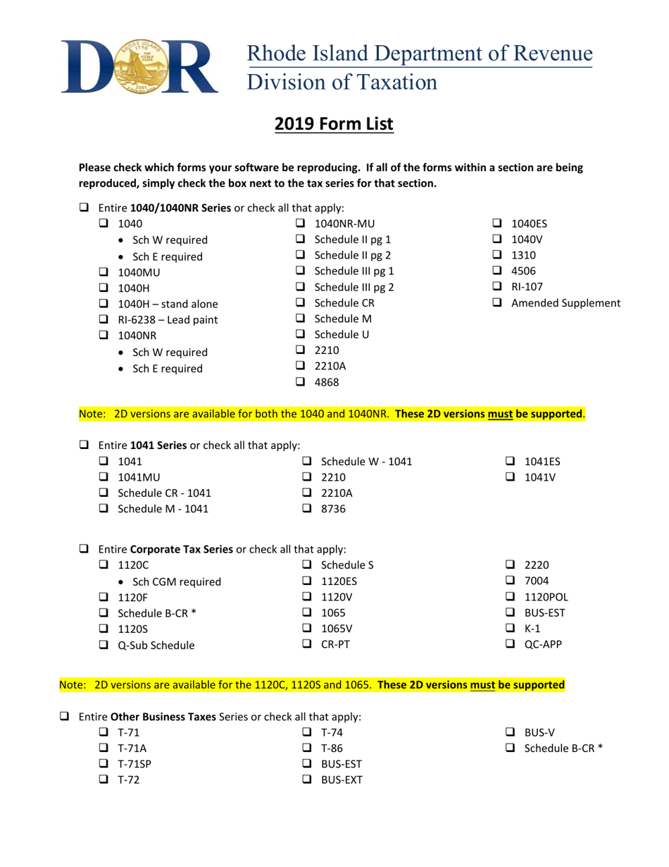 Substitute Vendor Registration Form - Rhode Island, Page 3