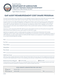 Gap Audit Reimbursement Cost Share Program - South Carolina