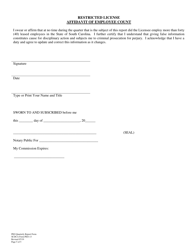 SCDCA Form PEO-13 Quarterly Report Form - South Carolina, Page 5