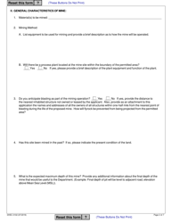 Form MR-400 (DHEC Form 3102) Application for a Mine Operating Permit - South Carolina, Page 2