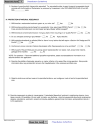Form MR-400 (DHEC Form 3102) Application for a Mine Operating Permit - South Carolina, Page 4