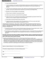 Form MR-400 (DHEC Form 3102) Application for a Mine Operating Permit - South Carolina, Page 6