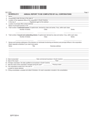 Form SC1120U Public Utility Tax Return - South Carolina, Page 3