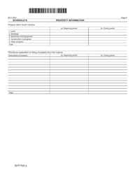 Form SC1120U Public Utility Tax Return - South Carolina, Page 9