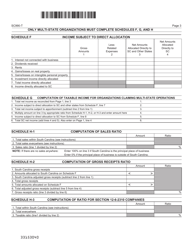 Form SC990-T Exempt Organization Business Tax Return - South Carolina, Page 3