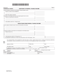 Form SC1101 B Bank Tax Return - South Carolina, Page 2