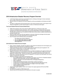 Infrastructure Disaster Recovery Program Application - South Dakota, Page 2