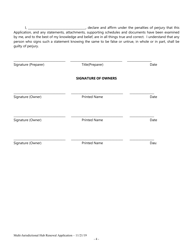 Multi-Jurisdictional Hub Renewal Application - South Dakota, Page 4