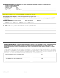 Form MH-4386 Licensure Application Addendum: Fact Sheet Form - Tennessee, Page 3