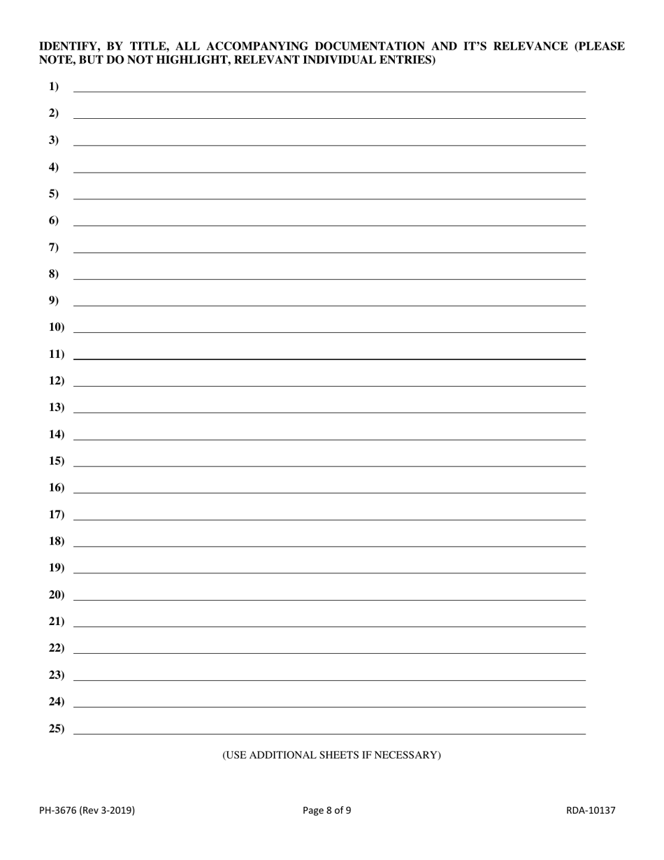 Form PH-3676 The EMS Complaint / Investigation - Tennessee, Page 8