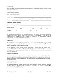 Form PH-4070 Initial Invalid Ambulance Service License Application - Tennessee, Page 2