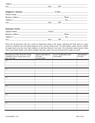 Form LB-0930 Request to Mir Program for a Medical Impairment Rating - Tennessee, Page 2