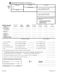Form PET377 (RV-R0009701) Exporter Tax Return &amp; Claim for Refund - Tennessee