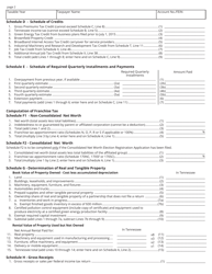 Form FAE170 (RV-R0011001) Franchise and Excise Tax Return - Tennessee, Page 2