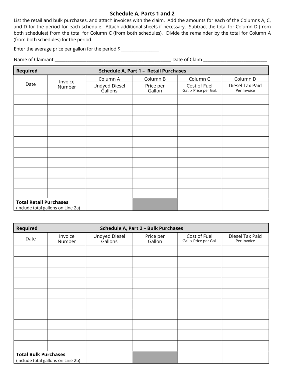 Form PET371 (RV-R0009101) End User Claim for Refund - Tennessee, Page 2