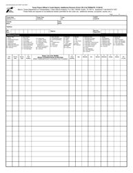 Form CR-3A Texas Peace Officer&#039;s Crash Report Form - Texas, Page 5