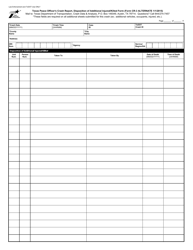 Form CR-3A Texas Peace Officer&#039;s Crash Report Form - Texas, Page 6