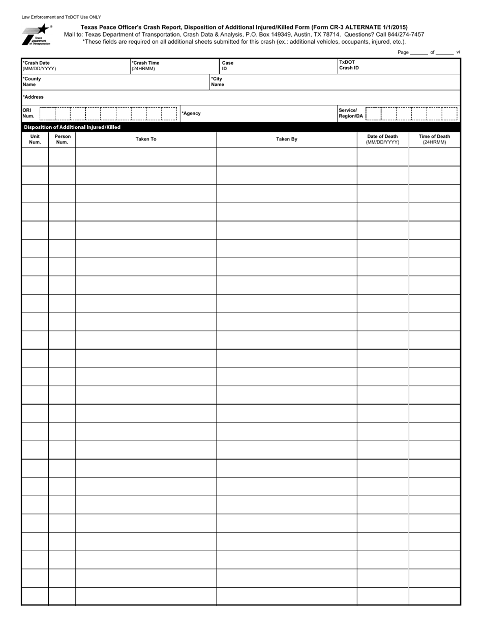Form Cr 3a Fill Out Sign Online And Download Fillable Pdf Texas Form Cr 3a Fill Out Sign Online And Download Fillable Pdf Texas
