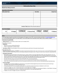 Form 2635 Research Invoice Report - Texas, Page 2