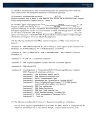 Form 2395 Memorandum of Understanding Regarding the Adoption of the Texas Department of Transportation&#039;s Federally-Approved Disadvantaged Business - Texas, Page 4