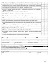 Form VN-203 Inspection Mechanic Certification Exam - School Buses - Vermont, Page 2