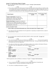 Form NP-1 Sales and Use Tax Exemption Application for Nonprofit Organizations - Virginia, Page 3