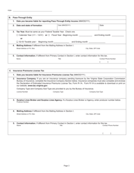 Form R-1 Business Registration Form - Virginia, Page 3