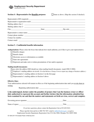 Form ID1200 Power of Attorney for Unemployment Insurance - Washington, Page 2