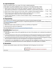 Form APR-622-189 Appraisal Management Company Owner Registration - Washington, Page 2