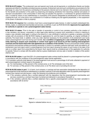 Form CEM-650-009 Cemetery Authority Statement of Understanding and Agreement With Title 68 Rcw - Washington, Page 2