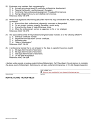 Form ENLS-651-031 Engineer Law Review Exam - Washington, Page 4
