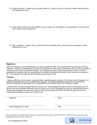 Form REV50 0006 Settlement Offer - Washington, Page 2