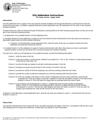 Form BLS700-060 City Addendum - Washington, Page 3