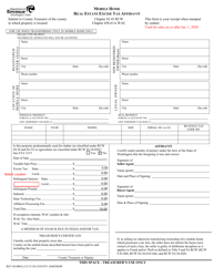 Form REV84 0003E Mobile Home Real Estate Excise Tax Affidavit - Washington, Page 2