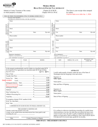 Form REV84 0003E Mobile Home Real Estate Excise Tax Affidavit - Washington, Page 4