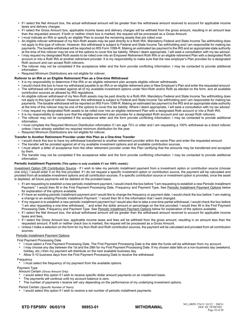 Separation From Employment Withdrawal Request - Washington, Page 10
