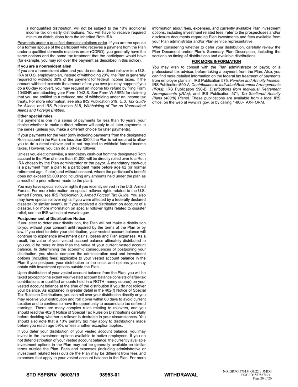 Separation From Employment Withdrawal Request - Washington, Page 20