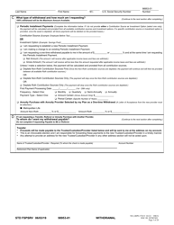Separation From Employment Withdrawal Request - Washington, Page 3